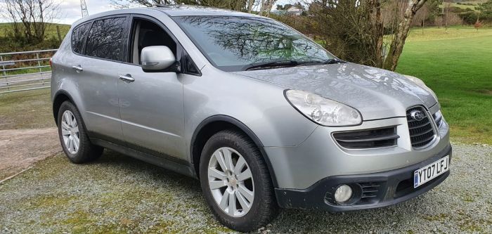 Subaru Tribeca 3.0 B9 SE5 5dr Auto FSH Sat Nav Leather New Mot Four Wheel Drive Petrol Silver