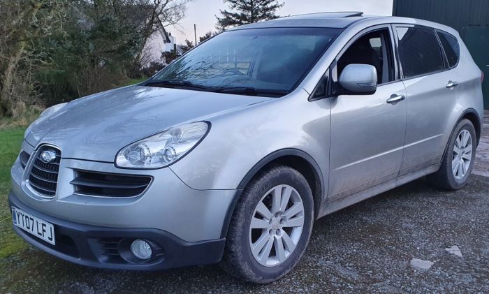 Subaru Tribeca 3.0 B9 SE5 5dr Auto FSH Sat Nav Leather New Mot Four Wheel Drive Petrol Silver