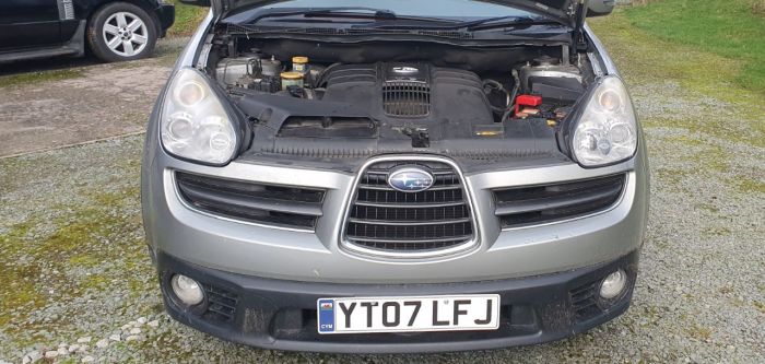 Subaru Tribeca 3.0 B9 SE5 5dr Auto FSH Sat Nav Leather New Mot Four Wheel Drive Petrol Silver