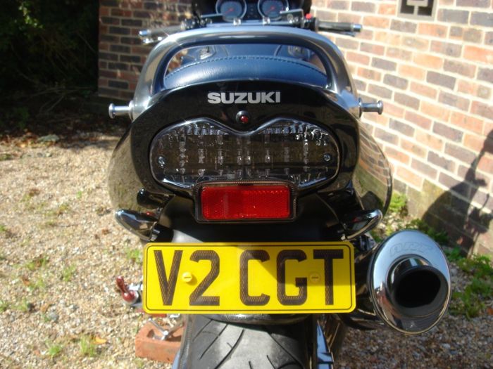 Suzuki Bandit GSF 1200 SK4 Custom Streetfighter Classic Petrol Met Dark Blue