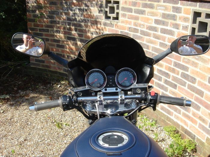 Suzuki Bandit GSF 1200 SK4 Custom Streetfighter Classic Petrol Met Dark Blue