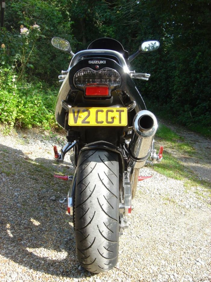 Suzuki Bandit GSF 1200 SK4 Custom Streetfighter Classic Petrol Met Dark Blue