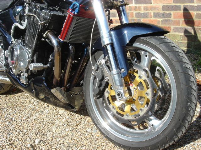 Suzuki Bandit GSF 1200 SK4 Custom Streetfighter Classic Petrol Met Dark Blue