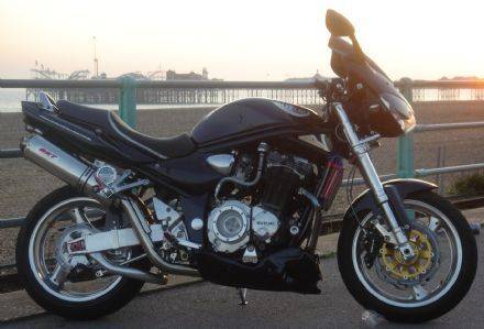 Suzuki Bandit GSF 1200 SK4 Custom Streetfighter Classic Petrol Met Dark Blue